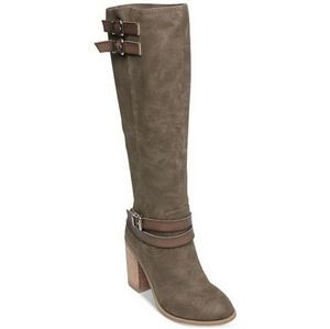 👢 Madden Girl Edrea Almond Toe Knee Hight Boot👢